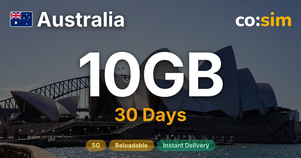 Australia eSIM — 10GB