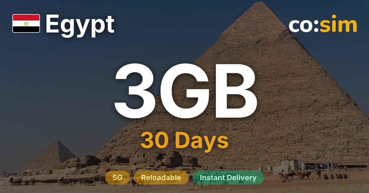 Egypt eSIM — 3GB