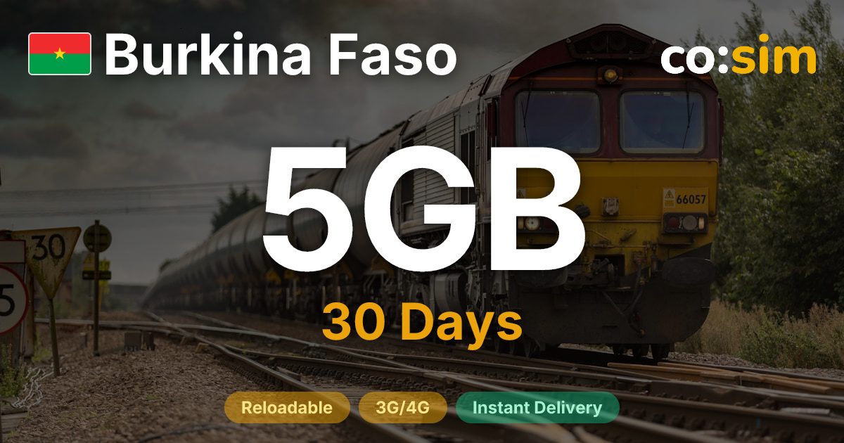 Burkina Faso eSIM — 5GB