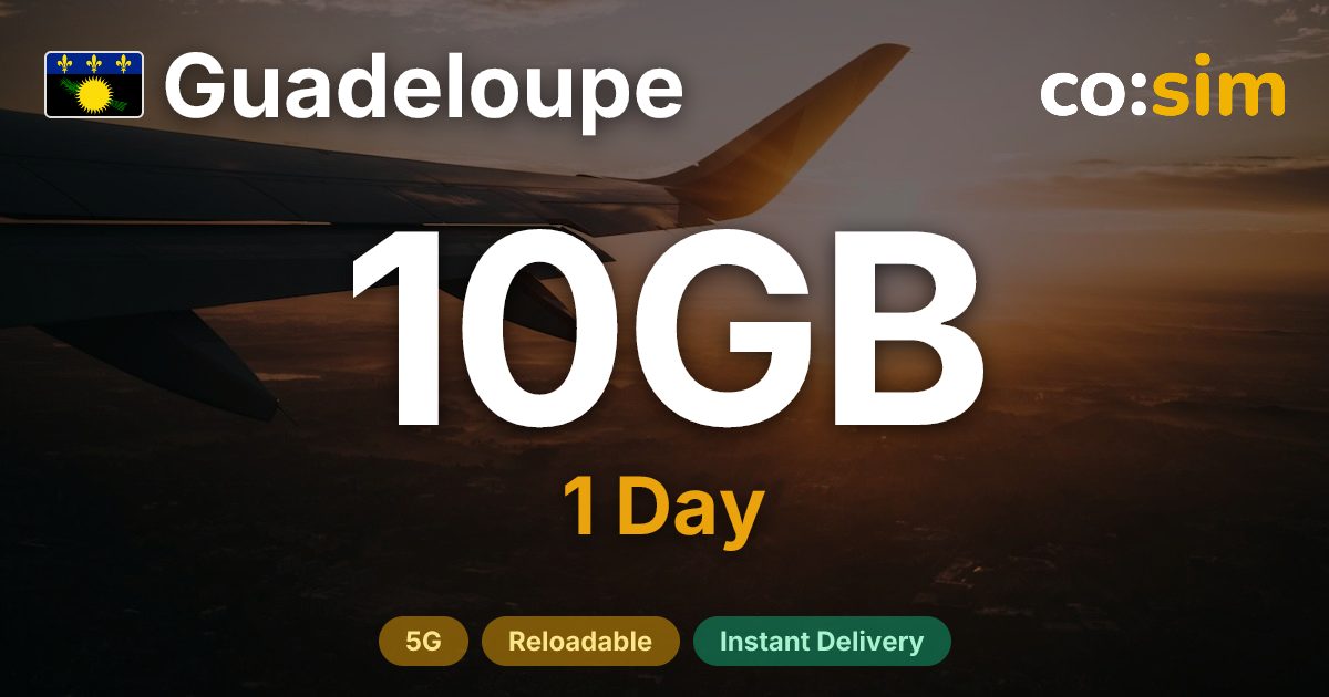 Guadalupe eSIM — 10GB+∞