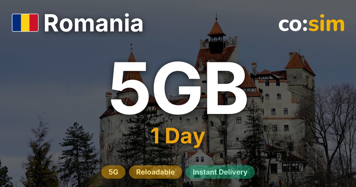 루마니아 eSIM — 5GB+∞