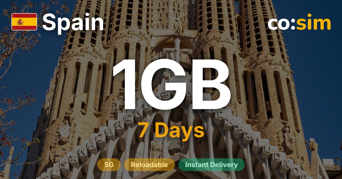 Spain eSIM — 1GB