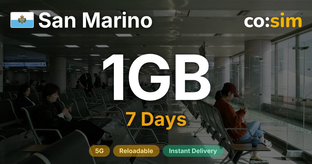 San Marino eSIM — 1GB