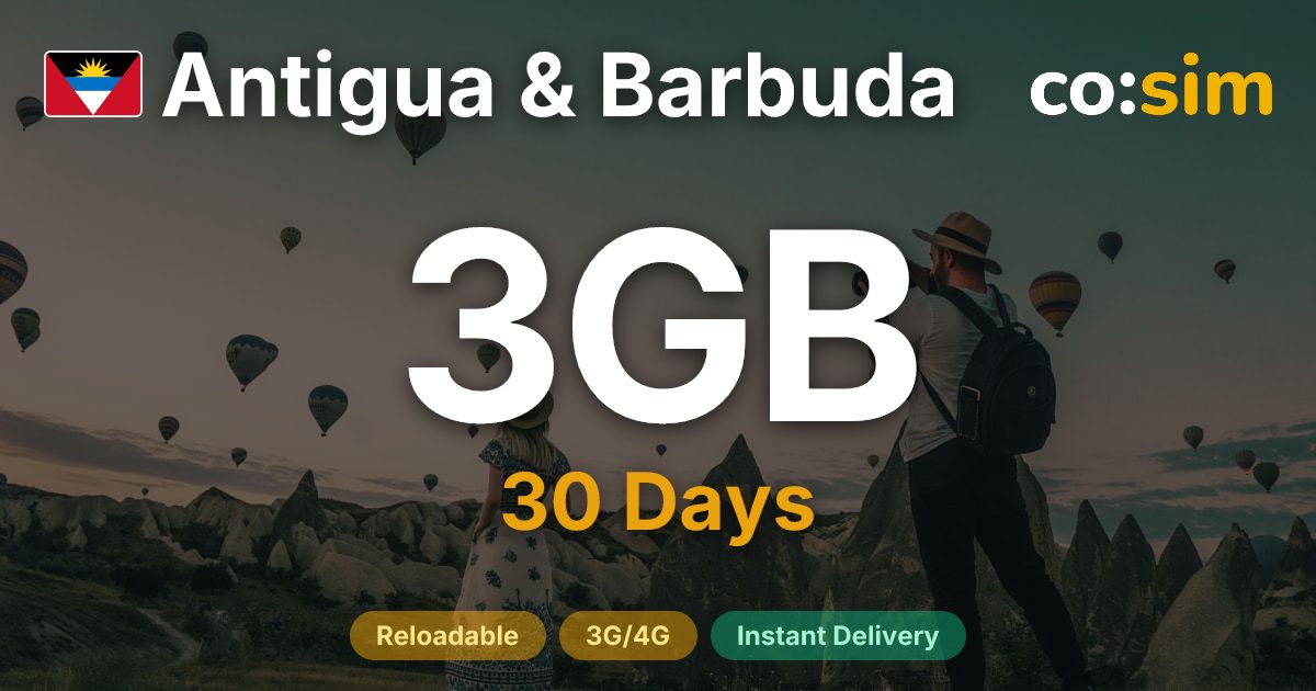 Antigua & Barbuda eSIM — 3GB