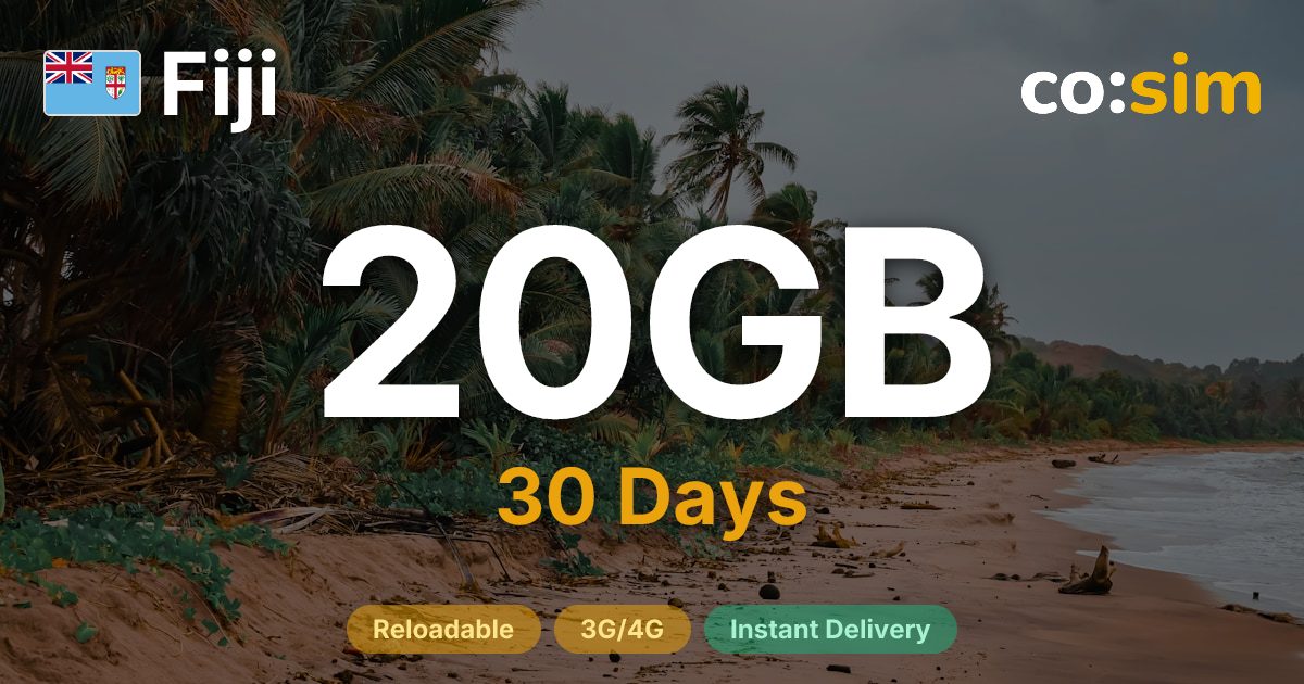 Fiji eSIM — 20GB
