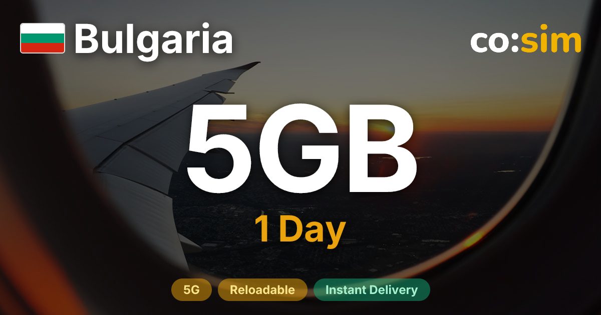 ブルガリア eSIM — 5GB+∞