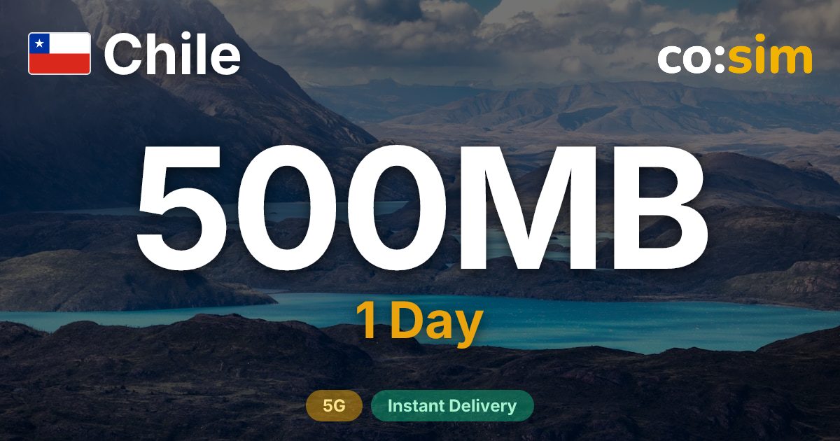 Chile eSIM — 500MB+∞