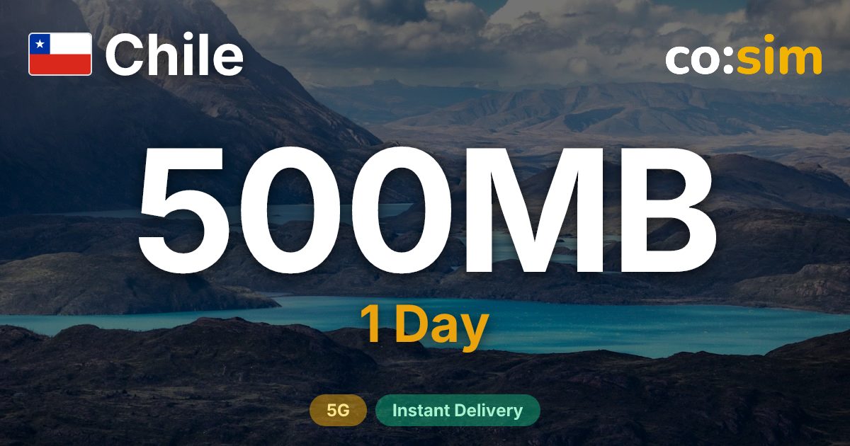 Chile eSIM — 500MB+∞