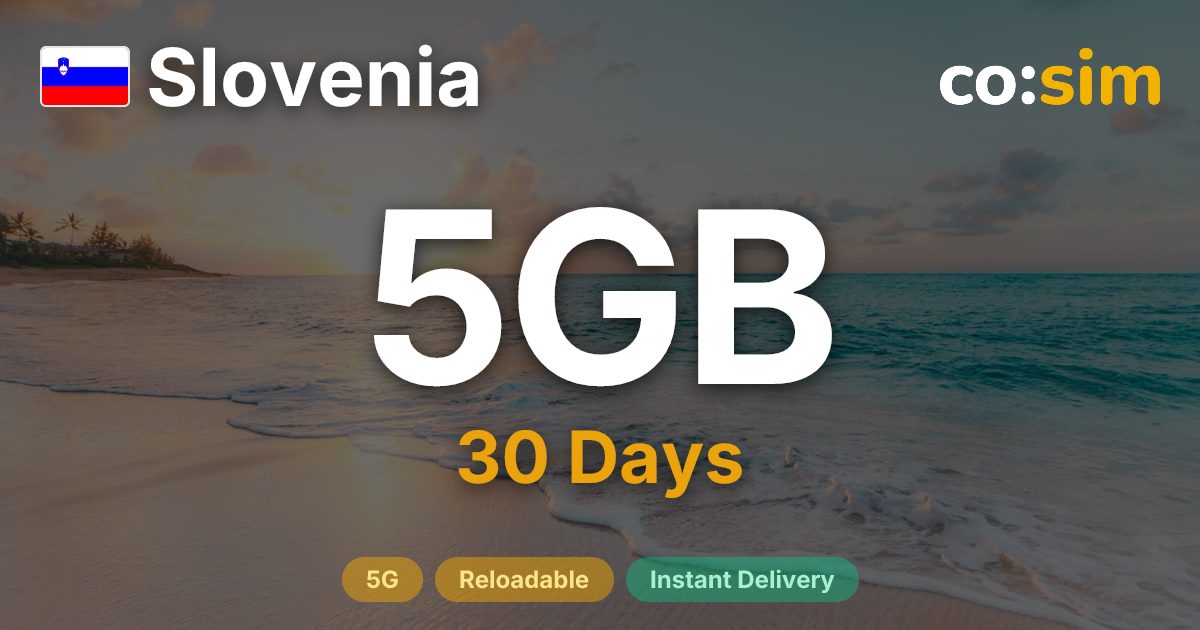 Slovenia eSIM — 5GB
