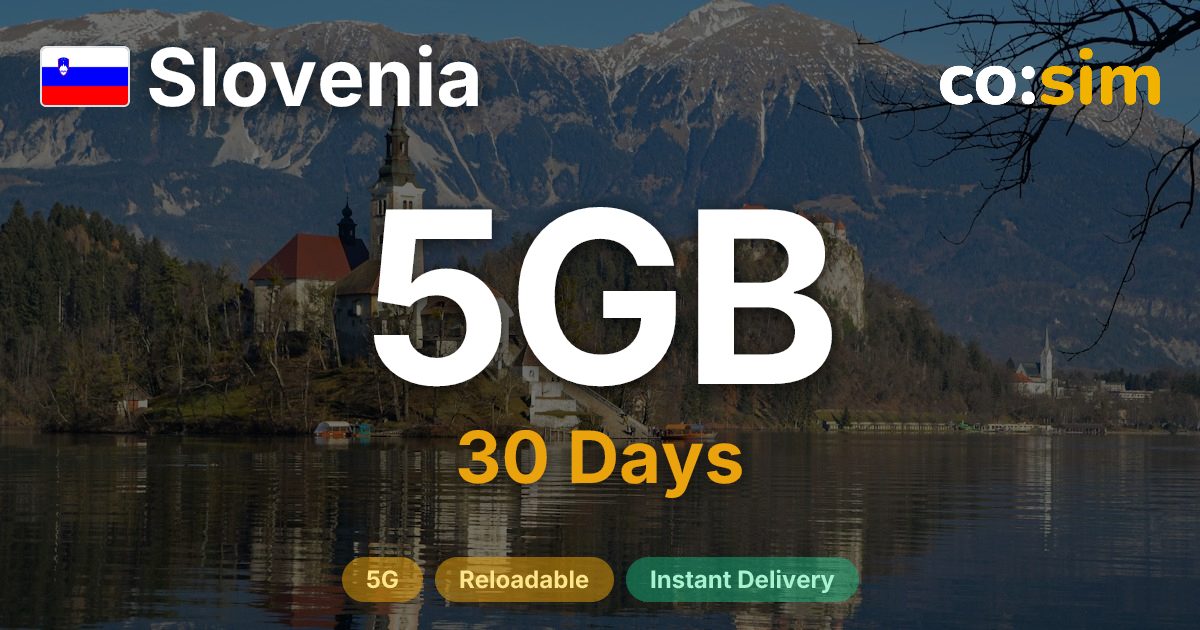 Slovenia eSIM — 5GB