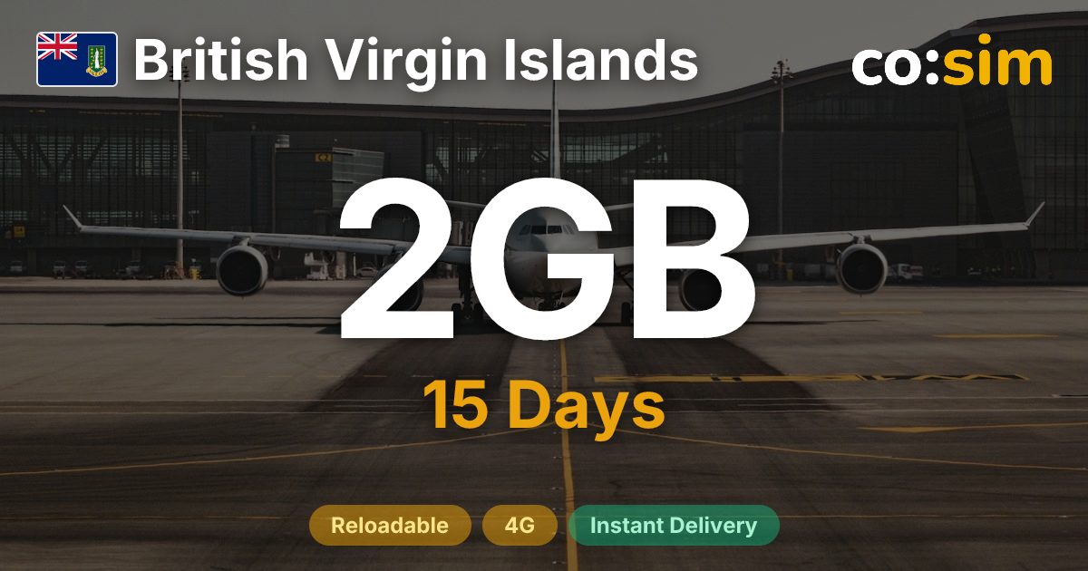 Britische Jungferninseln eSIM — 2GB