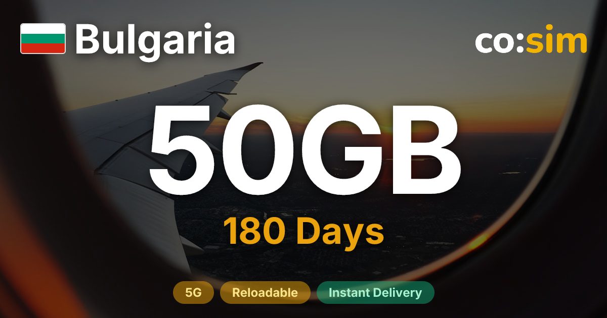 Bulgaria eSIM — 50GB
