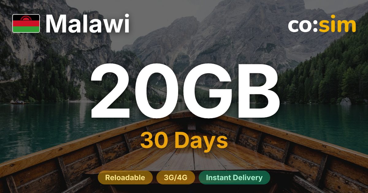 Malawi eSIM — 20GB
