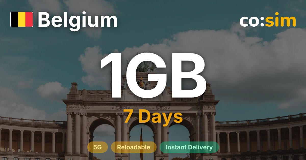 Belgium eSIM — 1GB