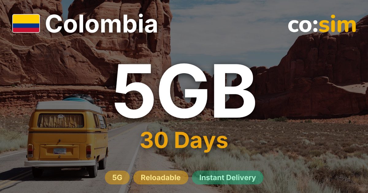 Colombia eSIM — 5GB