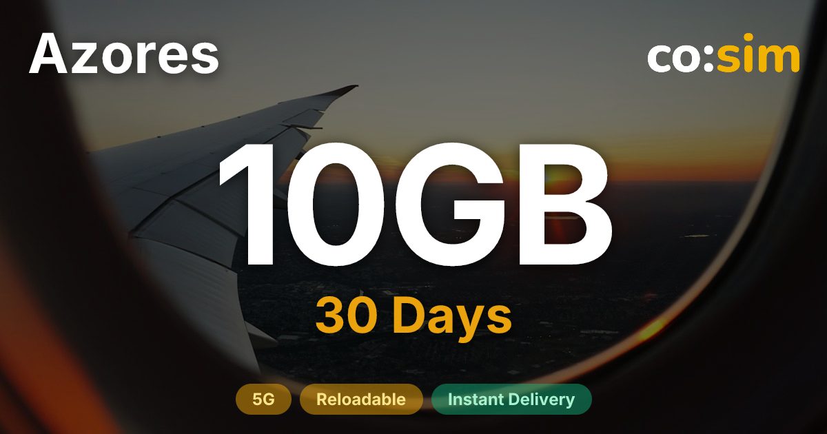 Azores eSIM — 10GB