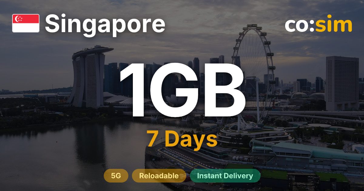 Singapore eSIM — 1GB