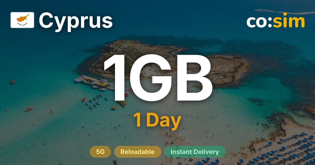 Cyprus eSIM — 1GB+∞