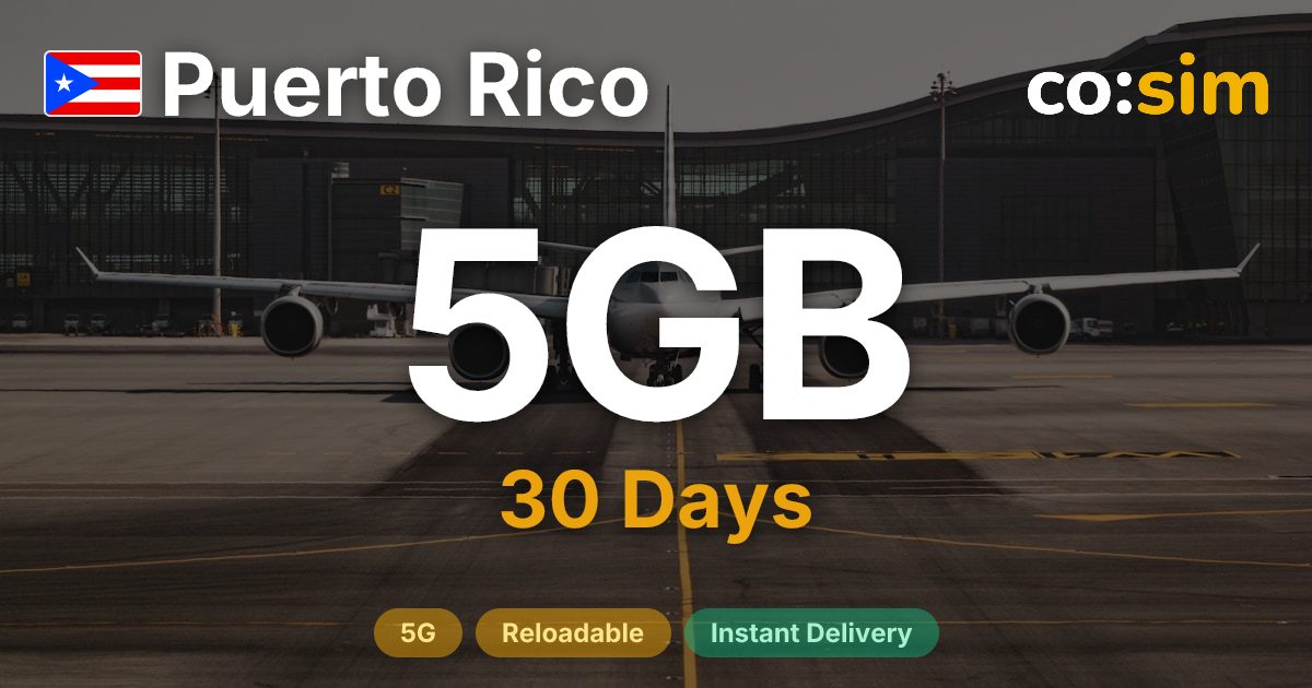 Porto Rico eSIM — 5GB