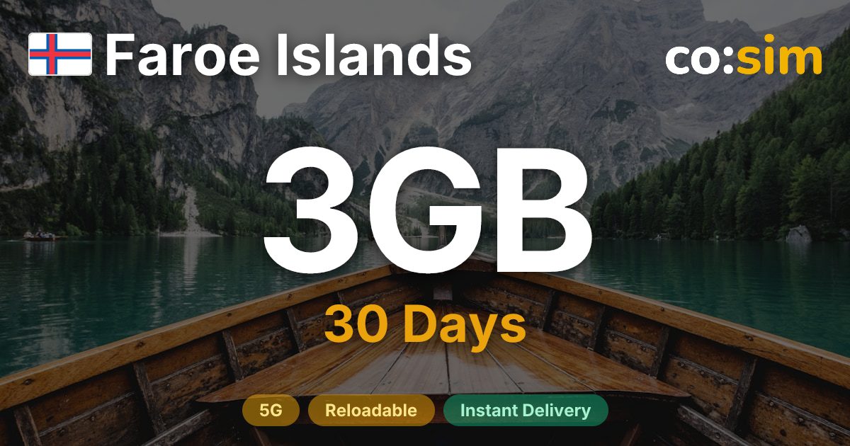 Faroe Islands eSIM — 3GB