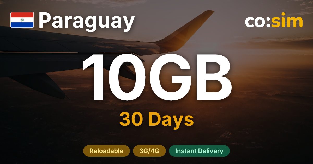 Paraguay eSIM — 10GB