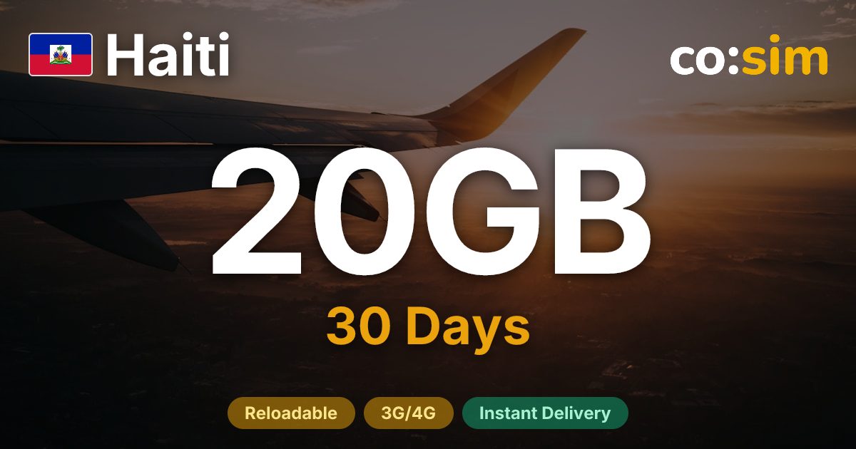 Haiti eSIM — 20GB