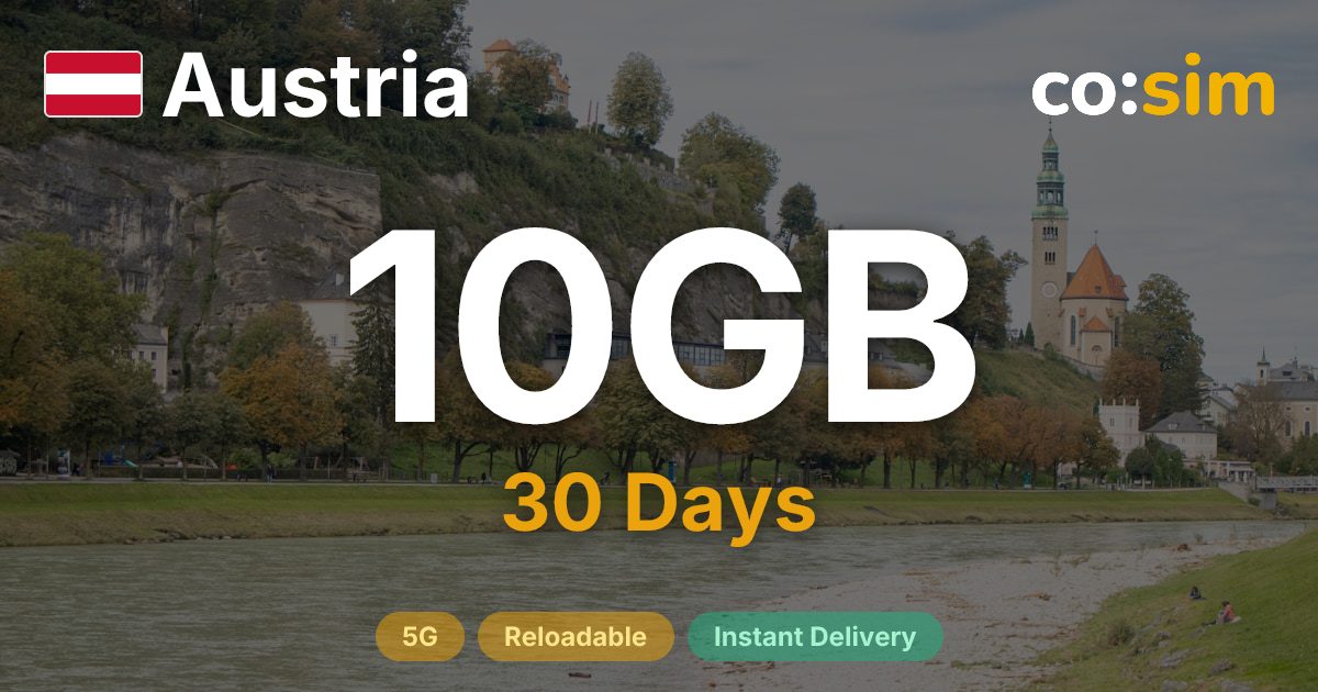 Austria eSIM — 10GB