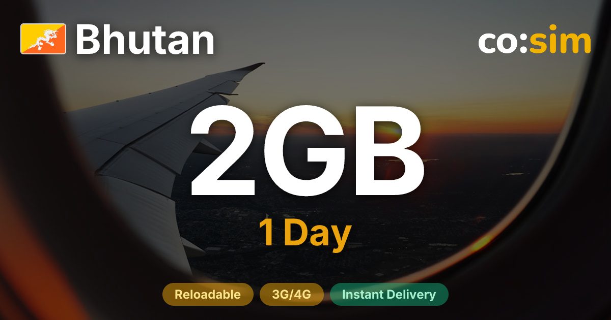 Bhutan eSIM — 2GB+∞