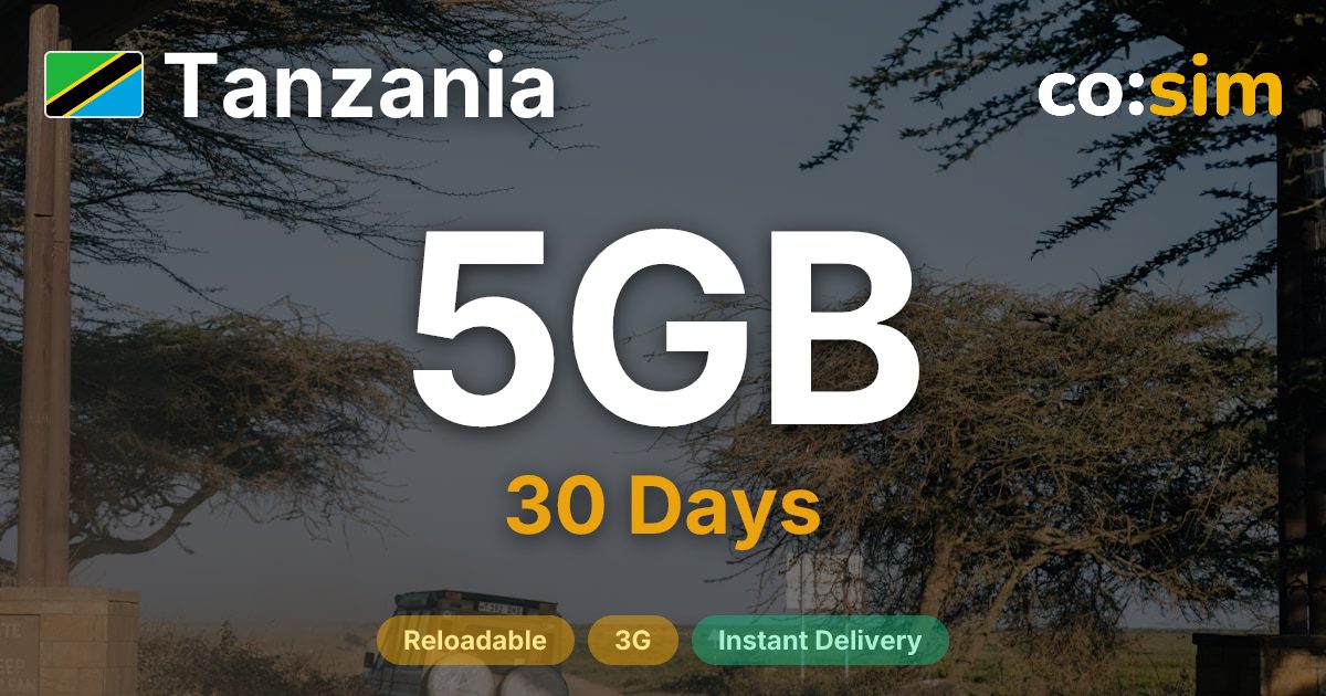 Tanzania eSIM — 5GB