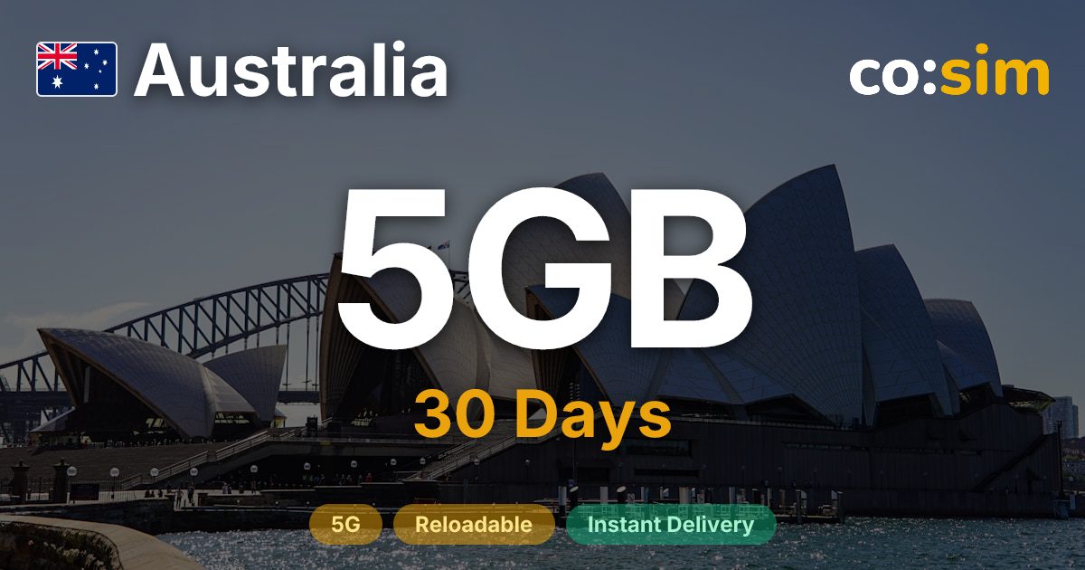 Australia eSIM — 5GB