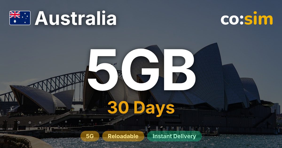 Australia eSIM — 5GB