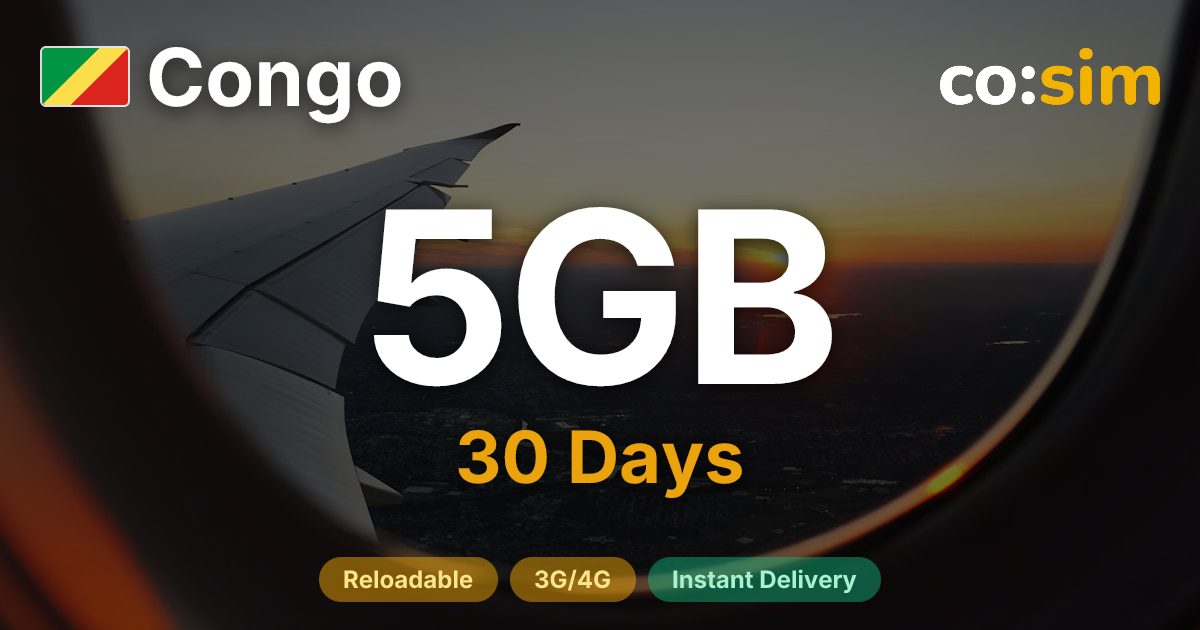 Congo eSIM — 5GB