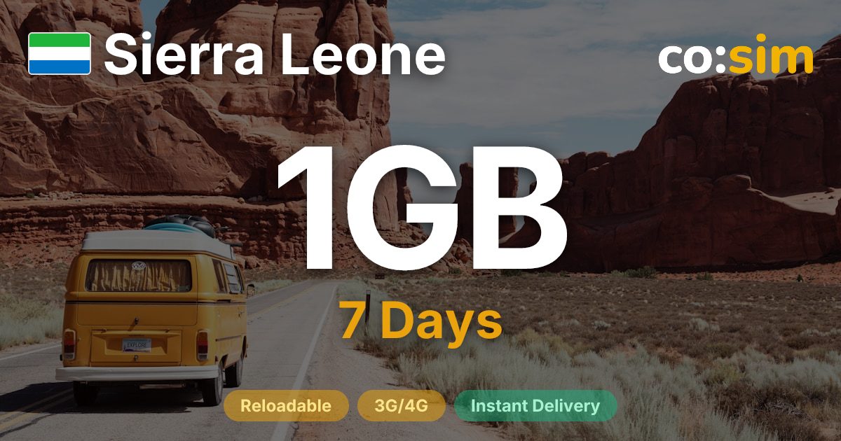Sierra Leone eSIM — 1GB
