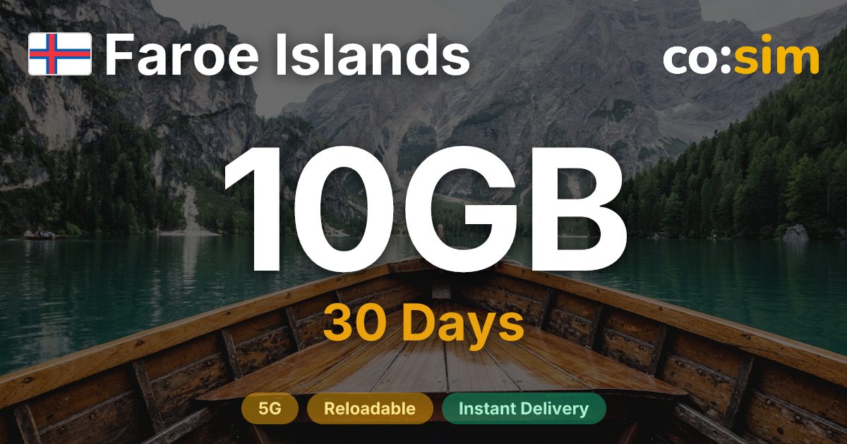 Faroe Islands eSIM — 10GB