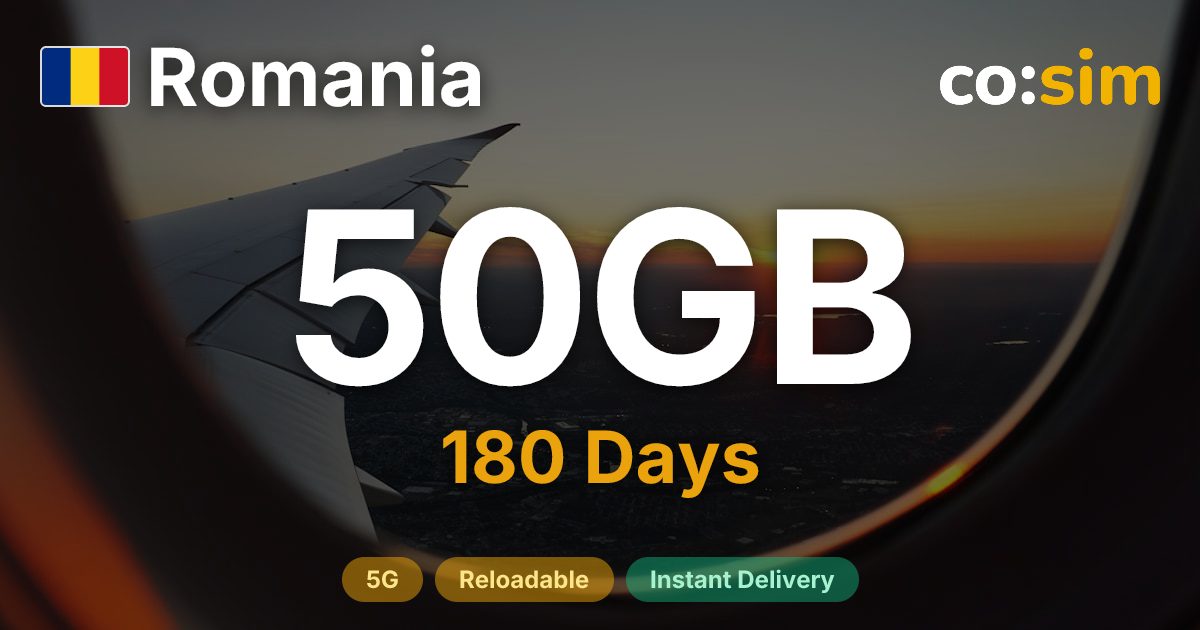 Romania eSIM — 50GB