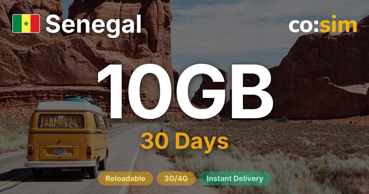 Senegal eSIM — 10GB