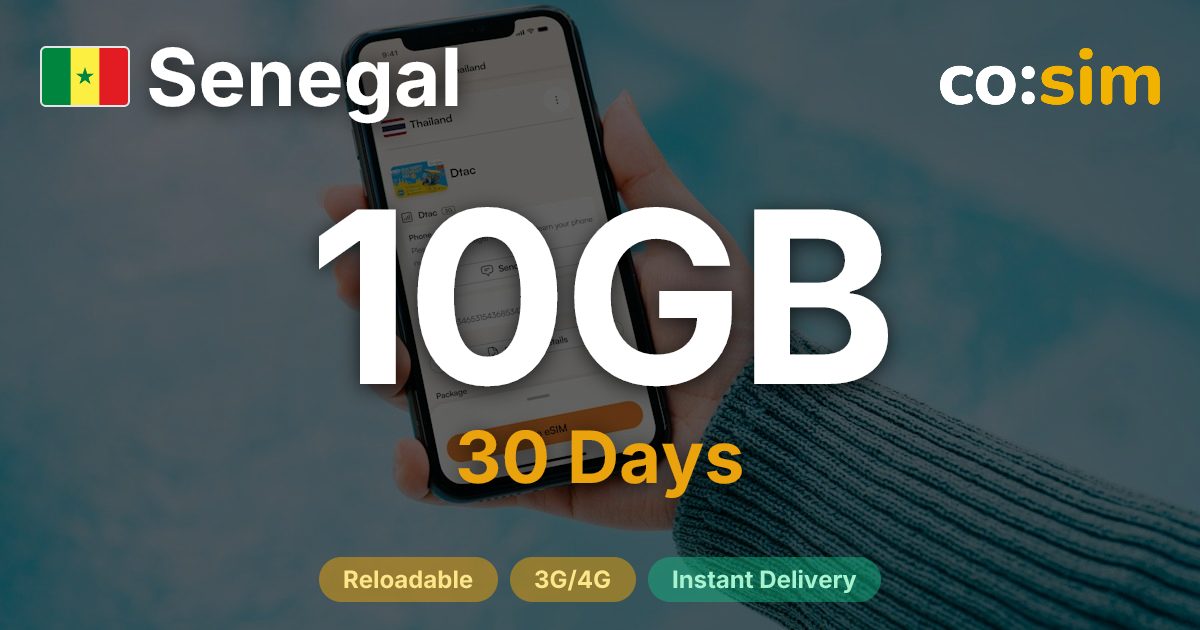 Senegal eSIM — 10GB