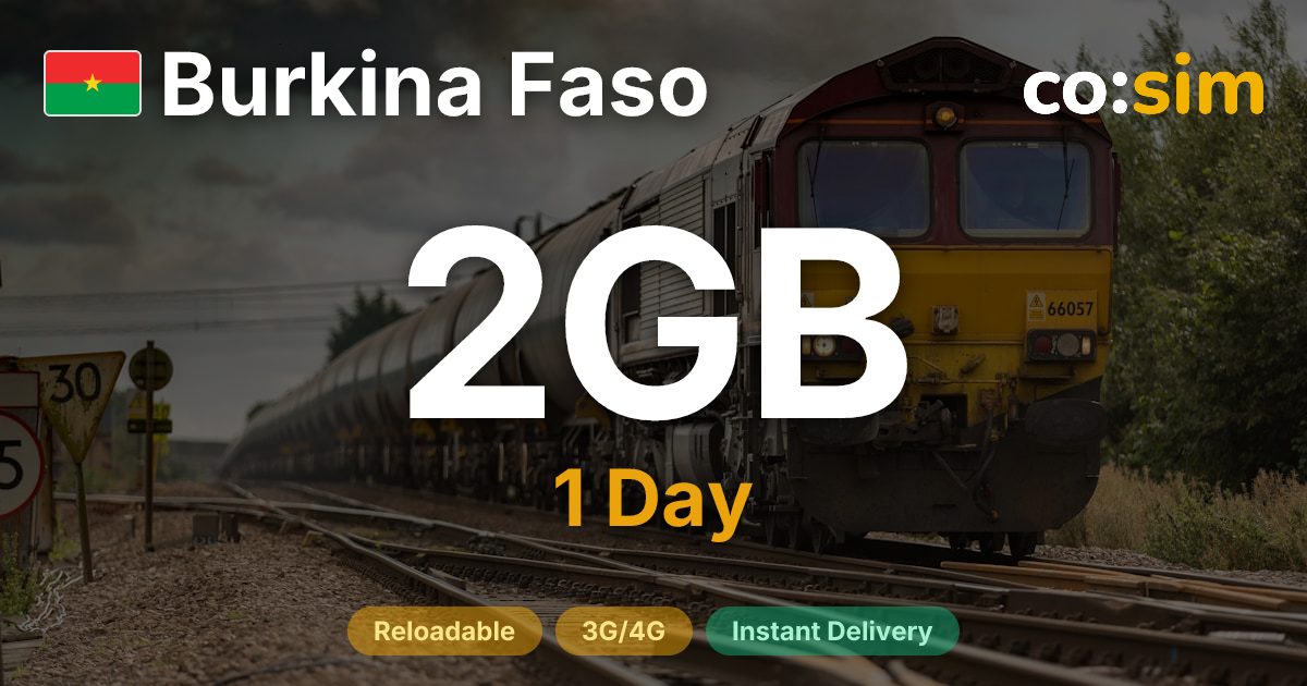 Burkina Faso eSIM — 2GB+∞