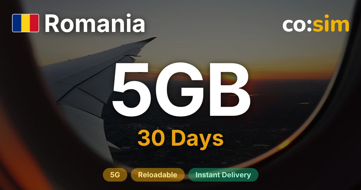 Romania eSIM — 5GB
