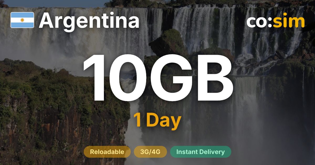 Argentine eSIM — 10GB+∞