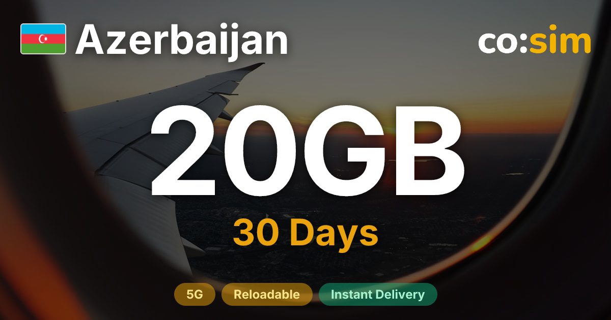 Azerbaijan eSIM — 20GB