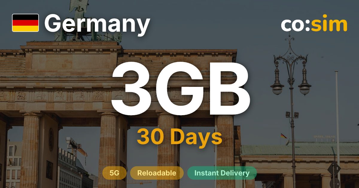 Germany eSIM — 3GB