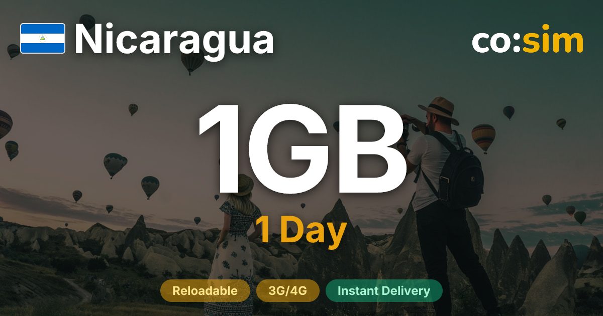 Nicaragua eSIM — 1GB+∞