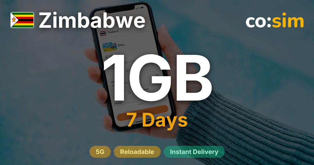 Zimbabwe eSIM — 1GB