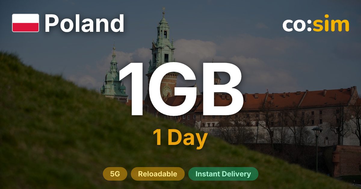 Poland eSIM — 1GB+∞