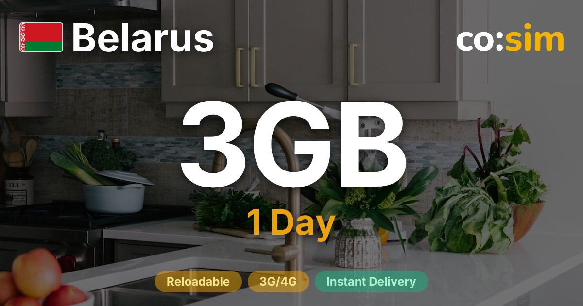白俄羅斯 eSIM — 3GB+∞