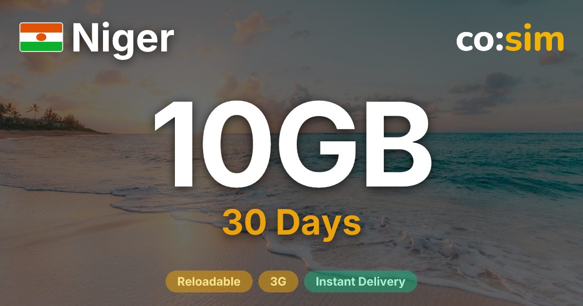 Niger eSIM — 10GB