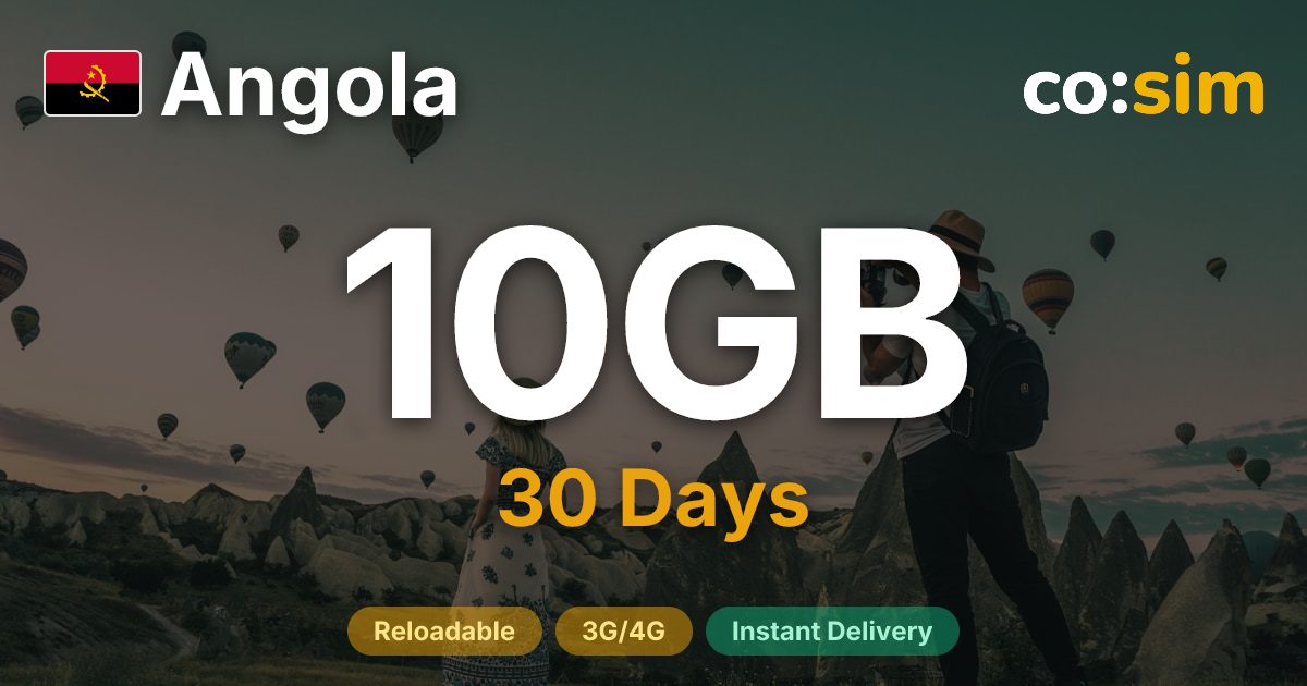Angola eSIM — 10GB