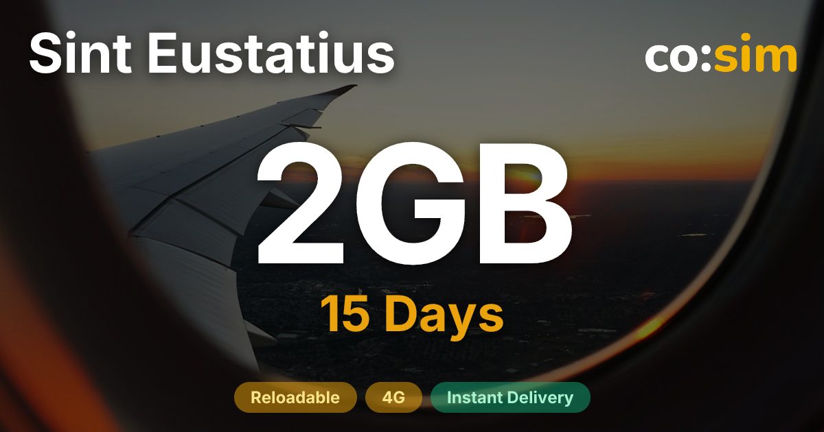 Sint Eustatius eSIM — 2GB