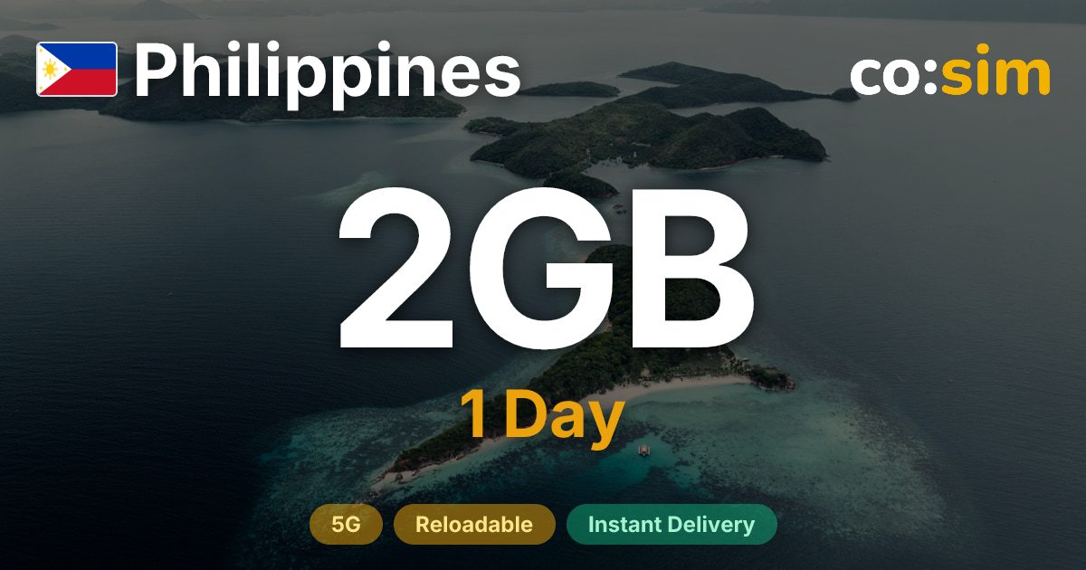 필리핀 eSIM — 2GB+∞